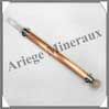 CRISTAL de ROCHE + Cuivre - B�ton de Force - 245 mm - 102 grammes - P006 Inde
