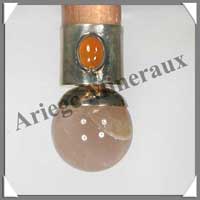 CRISTAL de ROCHE + Cuivre - B�ton de Force - 245 mm - 102 grammes - P006