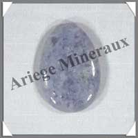 DUMORTIERITE - Galet de Massage 50x35 mm - C001