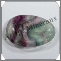 FLUORITE - Galet de Massage 50x35 mm - C001