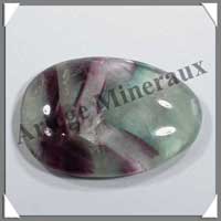FLUORITE - Galet de Massage 50x35 mm - C001