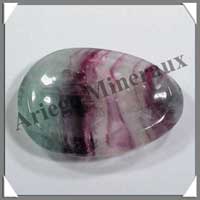 FLUORITE - Galet de Massage 50x35 mm - C002