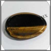 OEIL de TIGRE - Galet de Massage 50x35 mm - C001