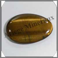 OEIL de TIGRE - Galet de Massage 50x35 mm - C002