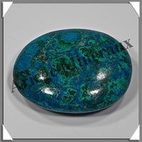 CHRYSOCOLLE-MALACHITE - Galet de Soins - 60x40x8 mm - 61 grammes - A004