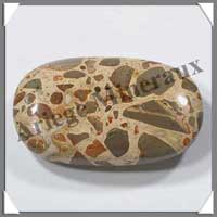 JASPE LEOPARD - Galet de Soins 68x42 mm - A001