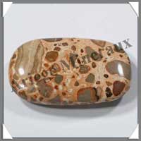 JASPE LEOPARD - Galet de Soins 68x40 mm - A002