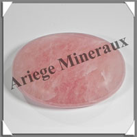 QUARTZ ROSE - Galet de Soins - 70x50x15 mm - 123 grammes - C012