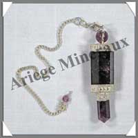 AMETHYSTE - Pendule Indien 70 mm - A001
