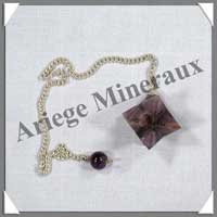 AMETHYSTE - Pendule Merkaba 20 mm - A002