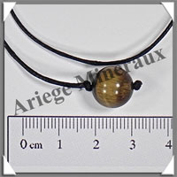 OEIL de TIGRE - Pendule Sphrique - 50x23 mm - A001