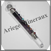 AMETHYSTE - CHAKRAS - Bton de Force - 150x15 mm - 56 grammes - P001