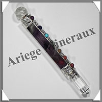 AMETHYSTE - CHAKRAS - Bton de Force - 148x15 mm - 56 grammes - P005