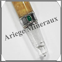 AVENTURINE JAUNE - Bton de Force - 390x25x25 mm - 350 grammes - P001