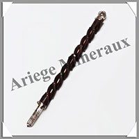 CRISTAL de ROCHE + Bois/Cuivre - Bton de Force - 600x50 mm - 560 grammes - P030