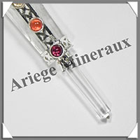 CRISTAL de ROCHE - Bton de Force - 115x18x15 mm - 49 grammes - P013