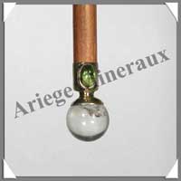 CRISTAL de ROCHE + Cuivre - Bton de Force - 210 mm - 23 grammes - P011