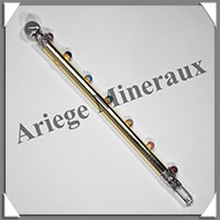 METAL Dor - CHAKRAS - Bton de Force - 200x10 mm - 35 grammes - P002