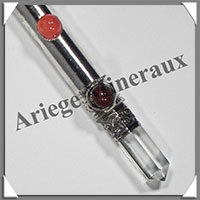 METAL Argent - CHAKRAS - Bton de Force - 195x10 mm - 33 grammes - P004