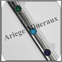 METAL Argent - CHAKRAS - Bton de Force - 195x10 mm - 33 grammes - P004