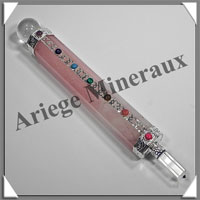 QUARTZ ROSE - Bton de Force - 180x25x25 mm - 142 grammes - P001