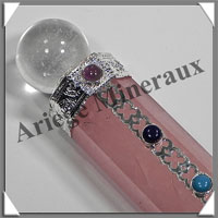 QUARTZ ROSE - Bton de Force - 180x25x25 mm - 142 grammes - P001