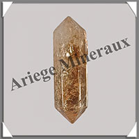 CITRINE (Amthyste Chauffe) - BIPOINTE - 35x9x9 mm - 5,4 grammes - M003