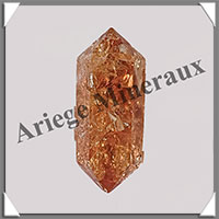 CITRINE (Amthyste Chauffe) - BIPOINTE - 35x14x8 mm - 6,9 grammes - M006