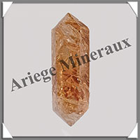 CITRINE (Amthyste Chauffe) - BIPOINTE - 37x12x10 mm - 8,0 grammes - M008