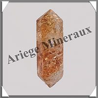 CITRINE (Amthyste Chauffe) - BIPOINTE - 37x12x10 mm - 8,0 grammes - M008