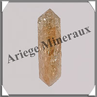 CITRINE (Amthyste Chauffe) - BIPOINTE - 40x11x10 mm - 8,3 grammes - M010