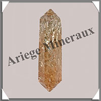 CITRINE (Amthyste Chauffe) - BIPOINTE - 40x9x9 mm - 6,7 grammes - M011