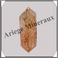 CITRINE (Amthyste Chauffe) - BIPOINTE - 40x15x10 mm - 9,7 grammes - M014