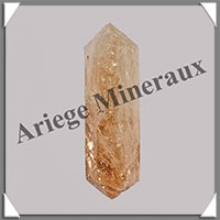 CITRINE (Amthyste Chauffe) - BIPOINTE - 40x12x10 mm - 9,3 grammes - M016