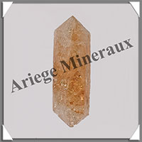 CITRINE (Amthyste Chauffe) - BIPOINTE - 40x13x13 mm - 9,9 grammes - M018