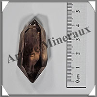CITRINE (Naturelle)- BIPOINTE - 45x20x15 mm - 18 grammes - R004