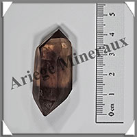 CITRINE (Naturelle)- BIPOINTE - 43x20x14 mm - 16 grammes - R006