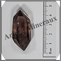CITRINE (Naturelle)- BIPOINTE - 43x20x14 mm - 16 grammes - R006