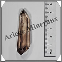 CITRINE (Naturelle)- BIPOINTE - 55x15x13 mm - 14 grammes - R008