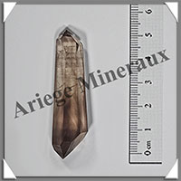 CITRINE (Naturelle)- BIPOINTE - 55x15x13 mm - 14 grammes - R008
