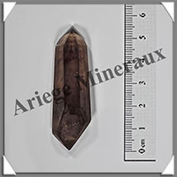 CITRINE (Naturelle)- BIPOINTE - 53x16x14 mm - 15 grammes - R009