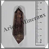 CITRINE (Naturelle)- BIPOINTE - 53x16x14 mm - 15 grammes - R009