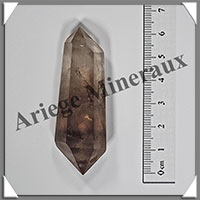 CITRINE (Naturelle)- BIPOINTE - 62x25x16 mm - 32 grammes - R010
