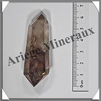 CITRINE (Naturelle)- BIPOINTE - 62x25x16 mm - 32 grammes - R010