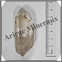 CITRINE (Naturelle)- BIPOINTE - 60x25x20 mm - 43 grammes - R012