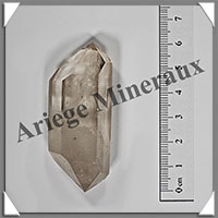 CITRINE (Naturelle)- BIPOINTE - 60x25x20 mm - 43 grammes - R012