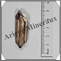 CITRINE (Naturelle)- BIPOINTE - 43x15x12 mm - 11 grammes - R019