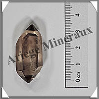 CITRINE (Naturelle)- BIPOINTE - 36x18x17 mm - 11 grammes - R021
