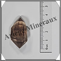 CITRINE (Naturelle)- BIPOINTE - 36x20x18 mm - 13 grammes - R023