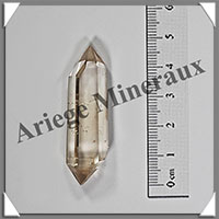 CITRINE (Naturelle)- BIPOINTE - 47x15x14 mm - 11 grammes - R025